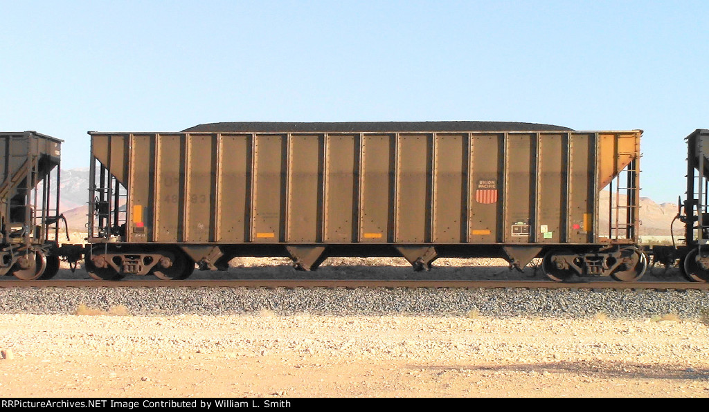 WB Loaded Coal Hooper Frt at Erie NV W-Pshr -67